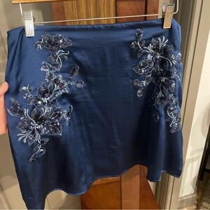 Francesca’s Floral Mini Skirt